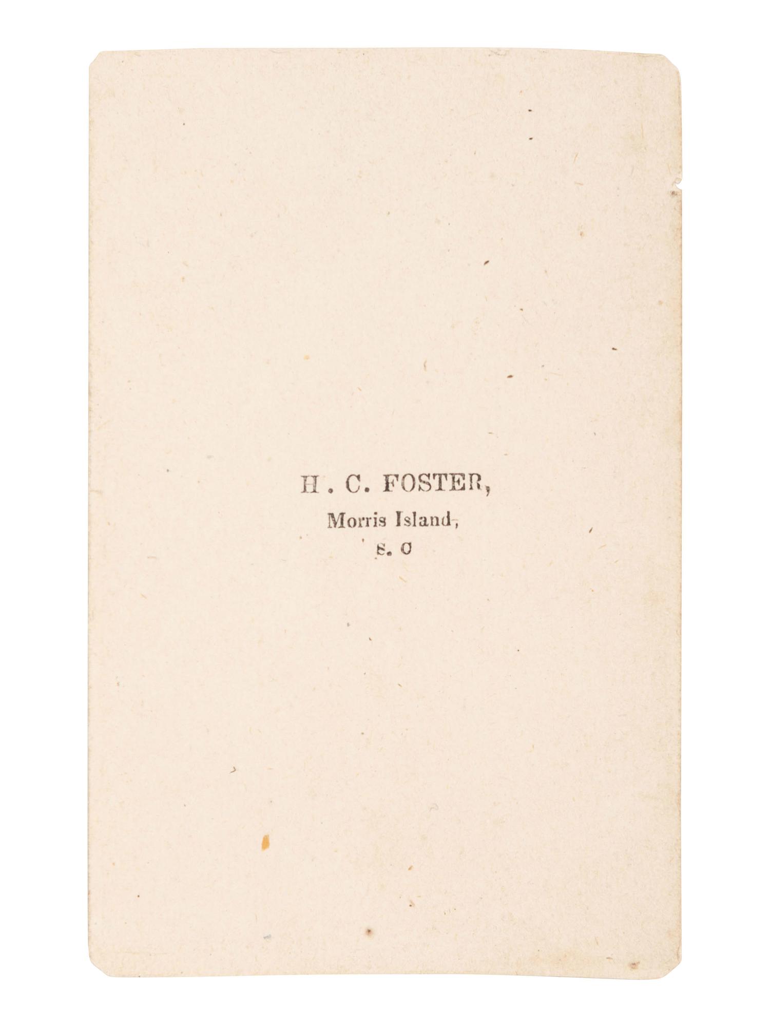 [CIVIL WAR]. CDV album containing images of 2 soldiers, incl. Corodon Mason, USCT, 32nd Infantry.