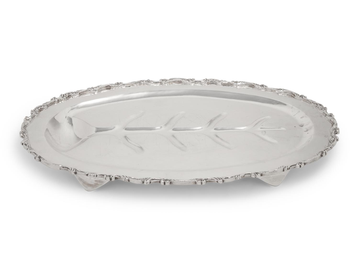 A Mexican Silver Well-and-Tree Platter