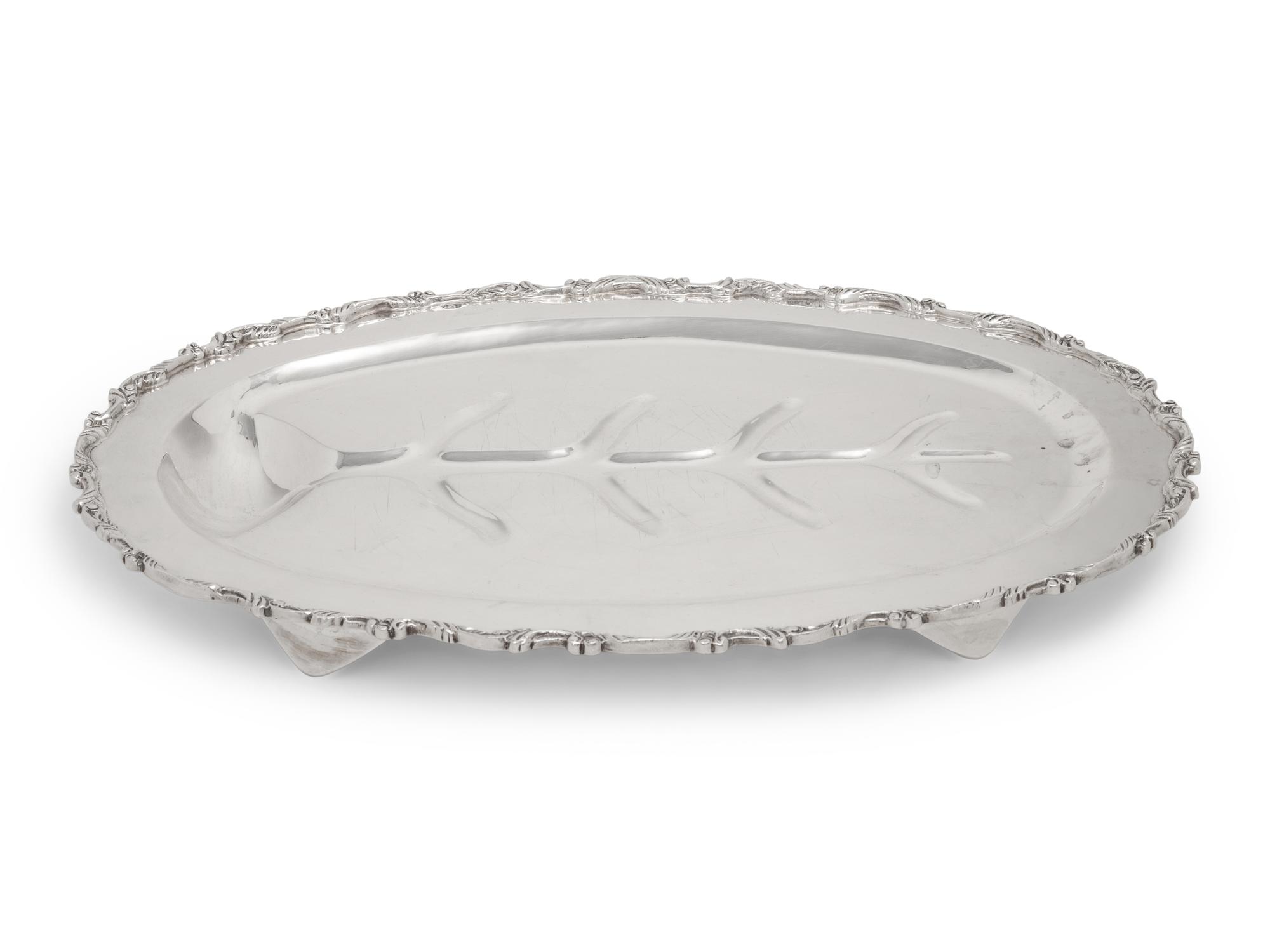 A Mexican Silver Well-and-Tree Platter