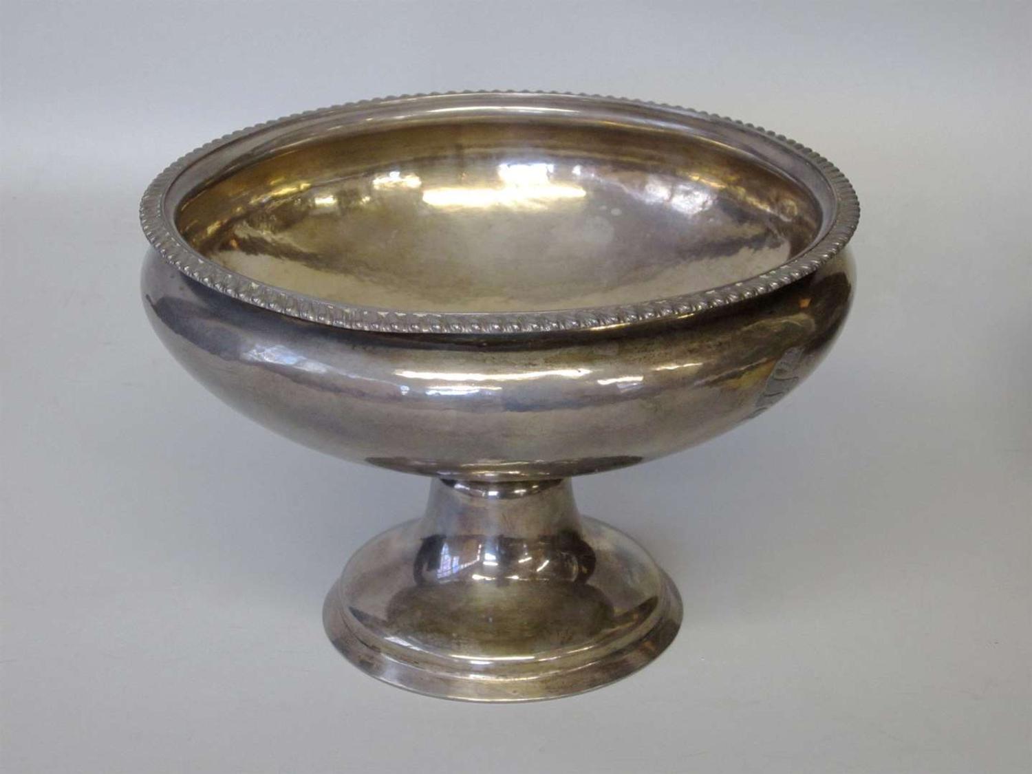Sterling silver footed fruit compote bailey & co., mid 19th century