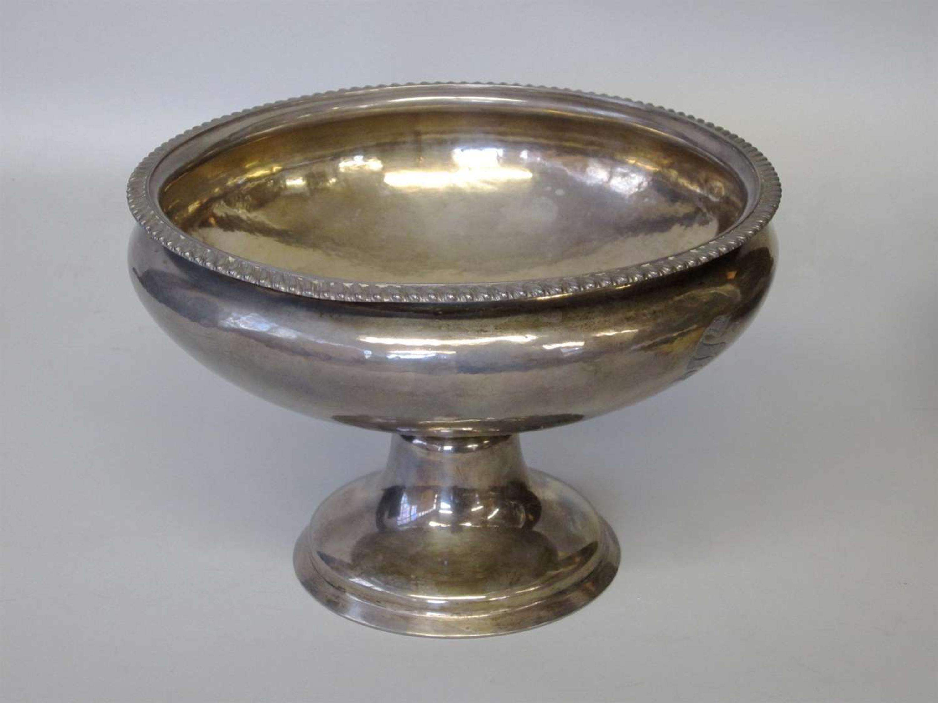 Sterling silver footed fruit compote bailey & co., mid 19th century