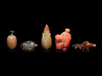 Five Chinese Snuff Bottles