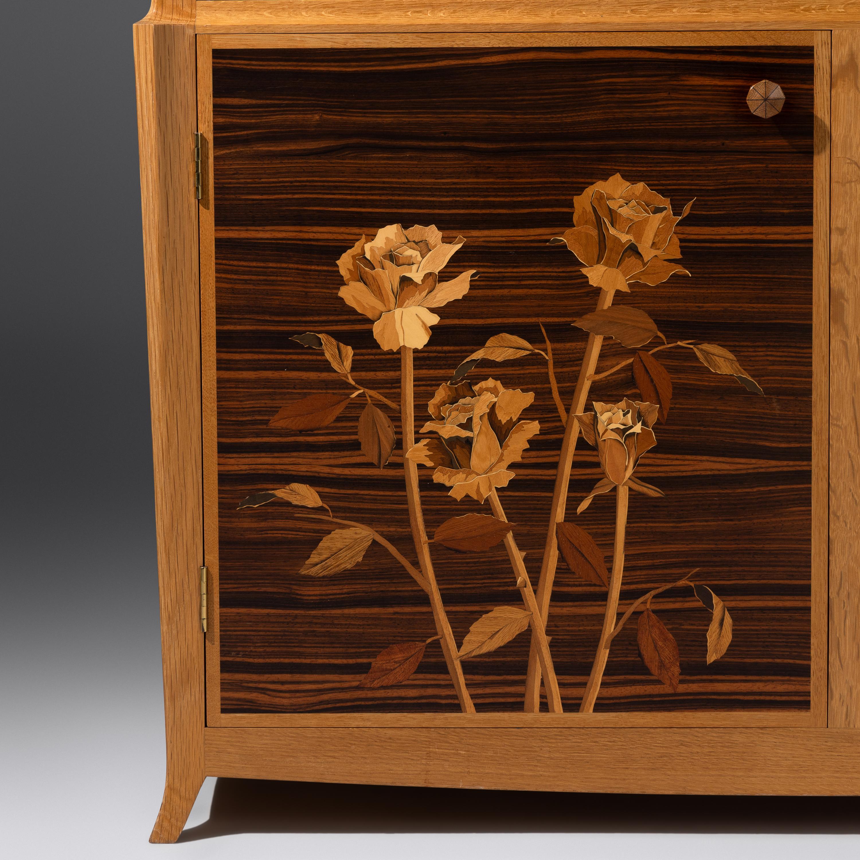 Silas Kopf (American, b. 1949) — Marquetry Cabinet, 2004