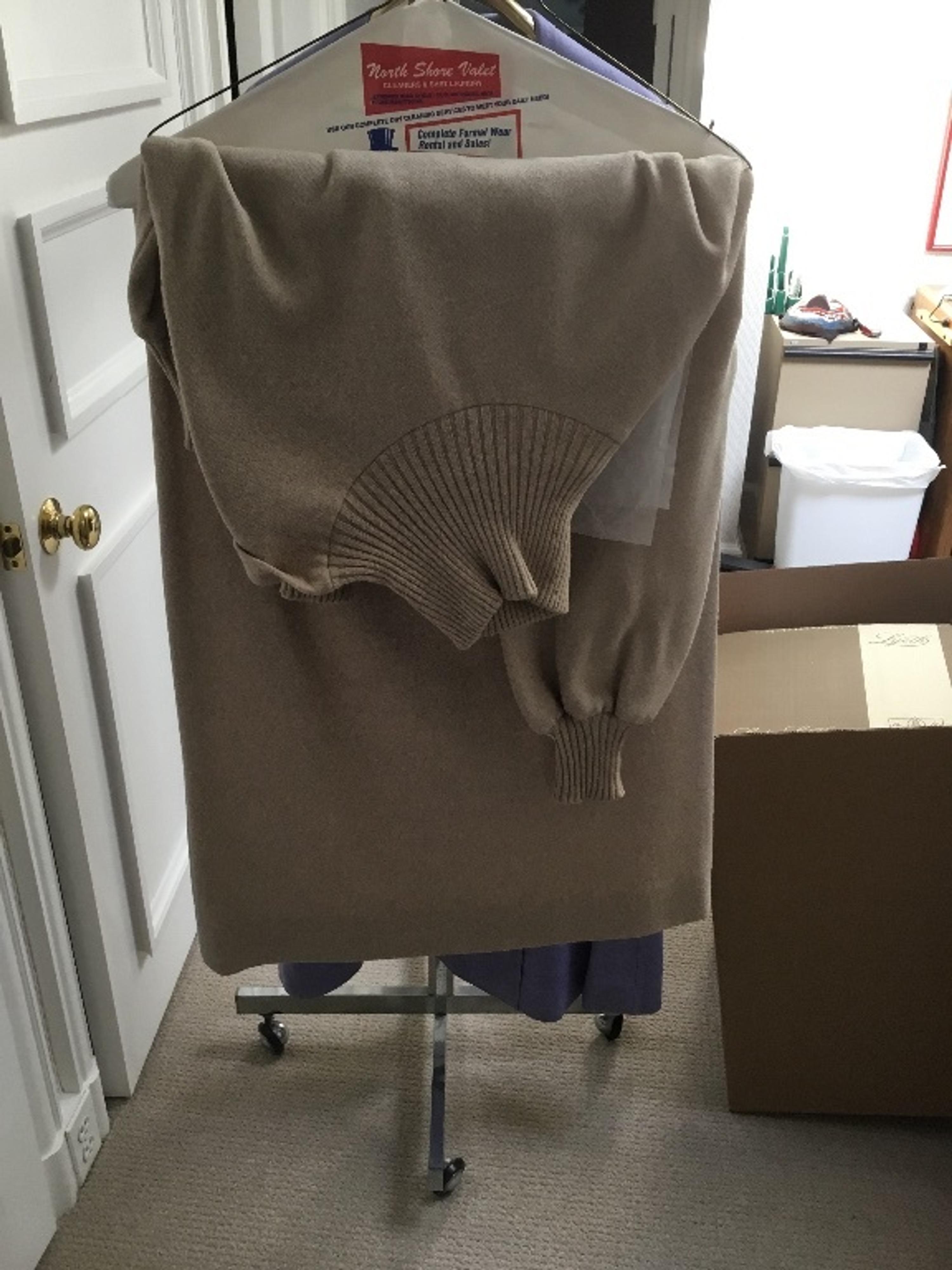 A Halston Beige Sweater, 1970-80s No size label