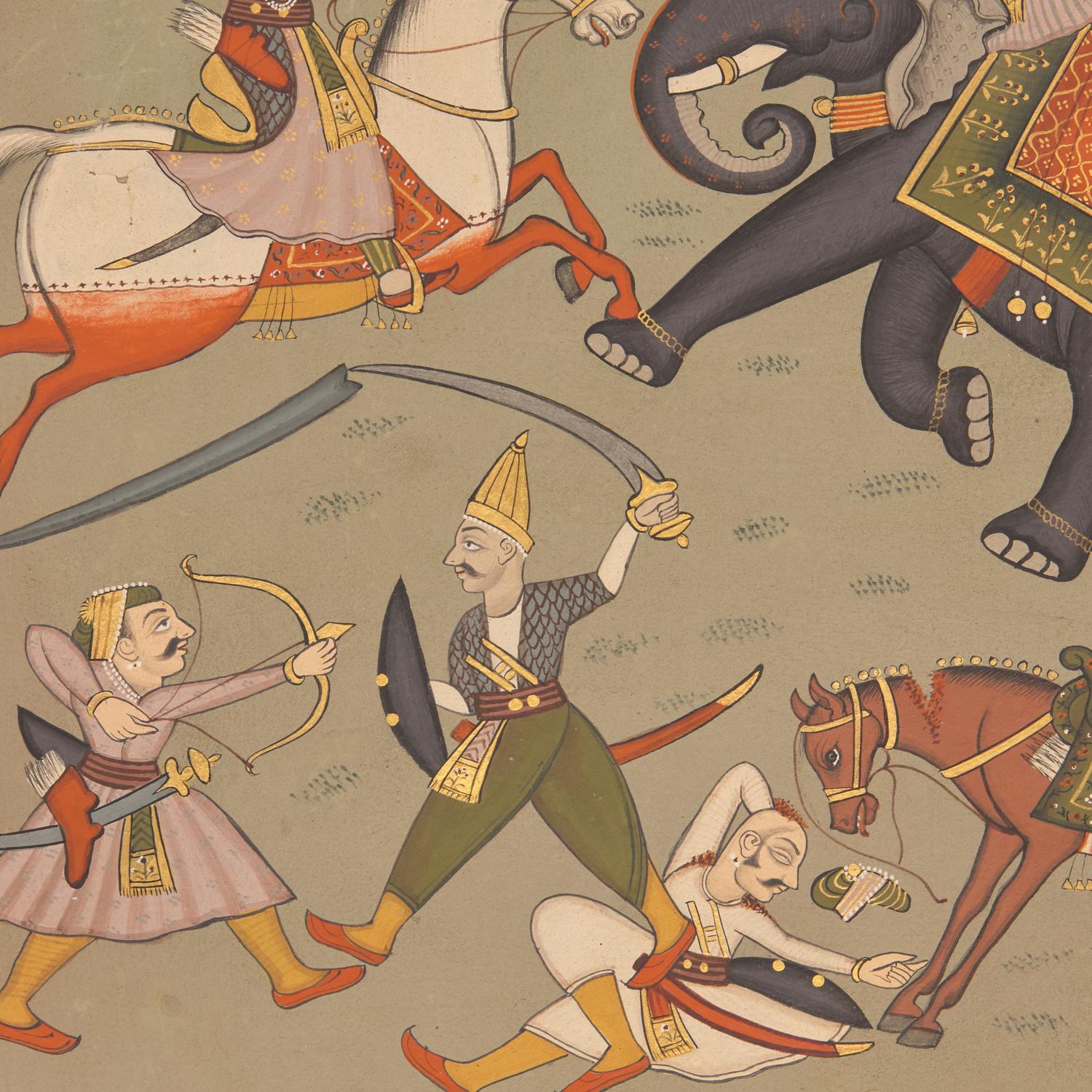 A Painting of Ragamala Series: Nata Ragini 3, Nathadwara, Rajasthan, India, 20th Century