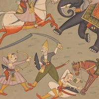 A Painting of Ragamala Series: Nata Ragini 3, Nathadwara, Rajasthan, India, 20th Century
