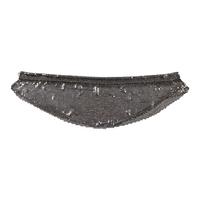 Chanel, Cashmere Shirt with Removable Metal Mesh Scarf