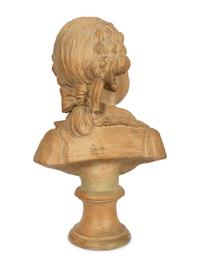 A French Terracotta Bust of a Boy