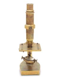 A French Brass Microscope