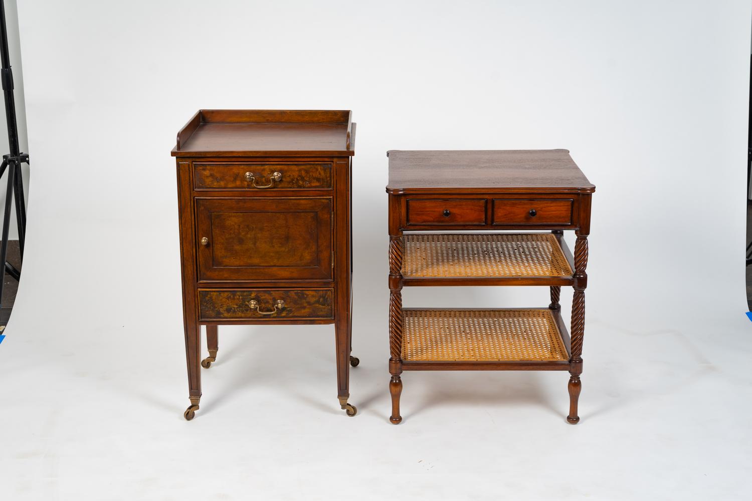 Two Georgian Style Mahogany Side Tables