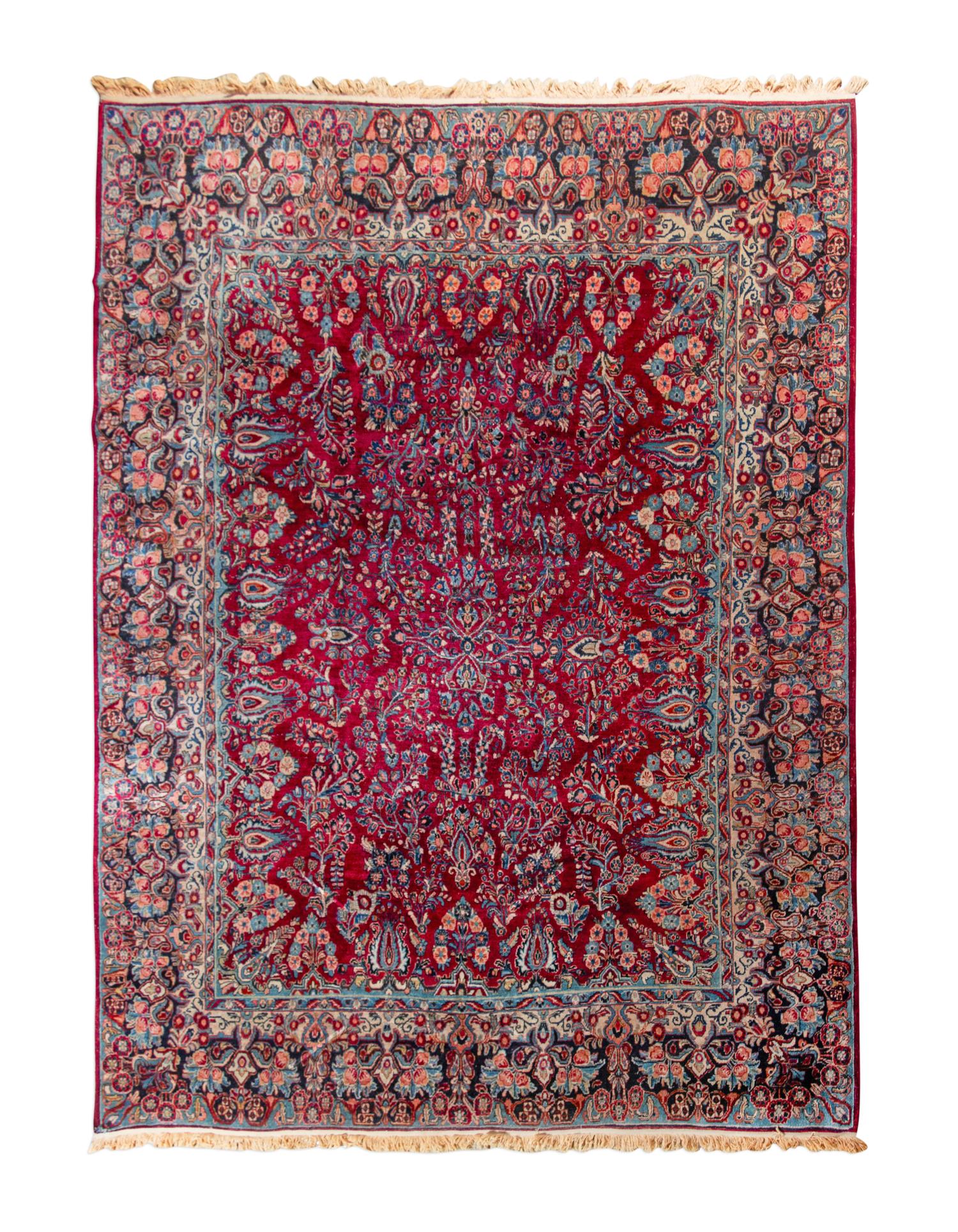A Sarouk Wool Rug