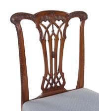 A Set of Eight George III Style Mahogany Dining Chairs