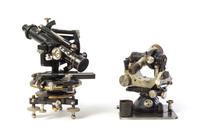 Two Theodolites Length of larger scope 10 inches. — 20TH CENTURY