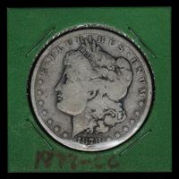 An 1878-CC Morgan $1 Coin