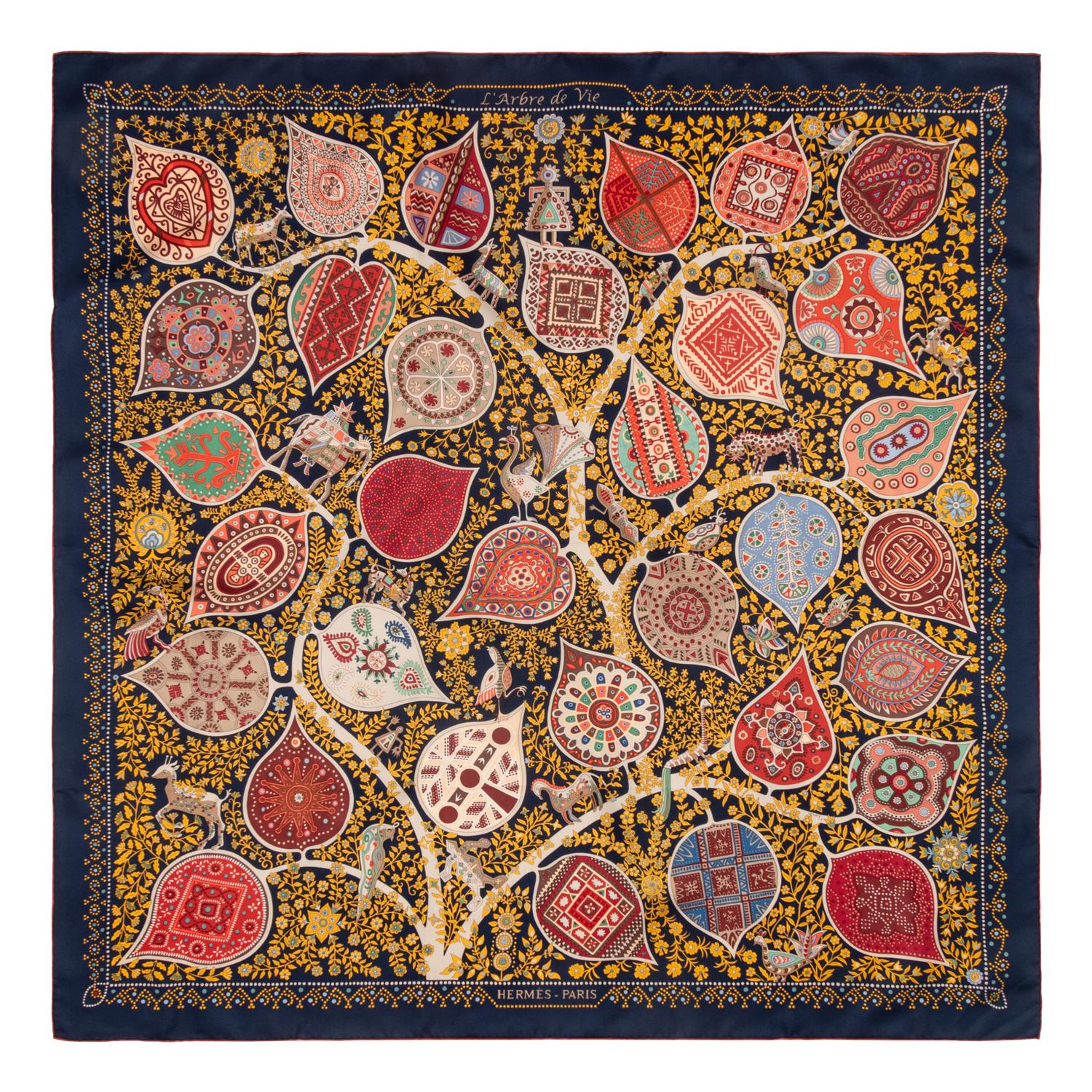 Hermès, Three Silk Scarves