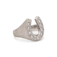 DIAMOND HORSESHOE RING