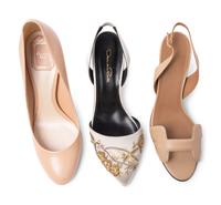 Three Pairs of Shoes: One Oscar de la Renta, One Hermès, and One Dior, 2000-2010s