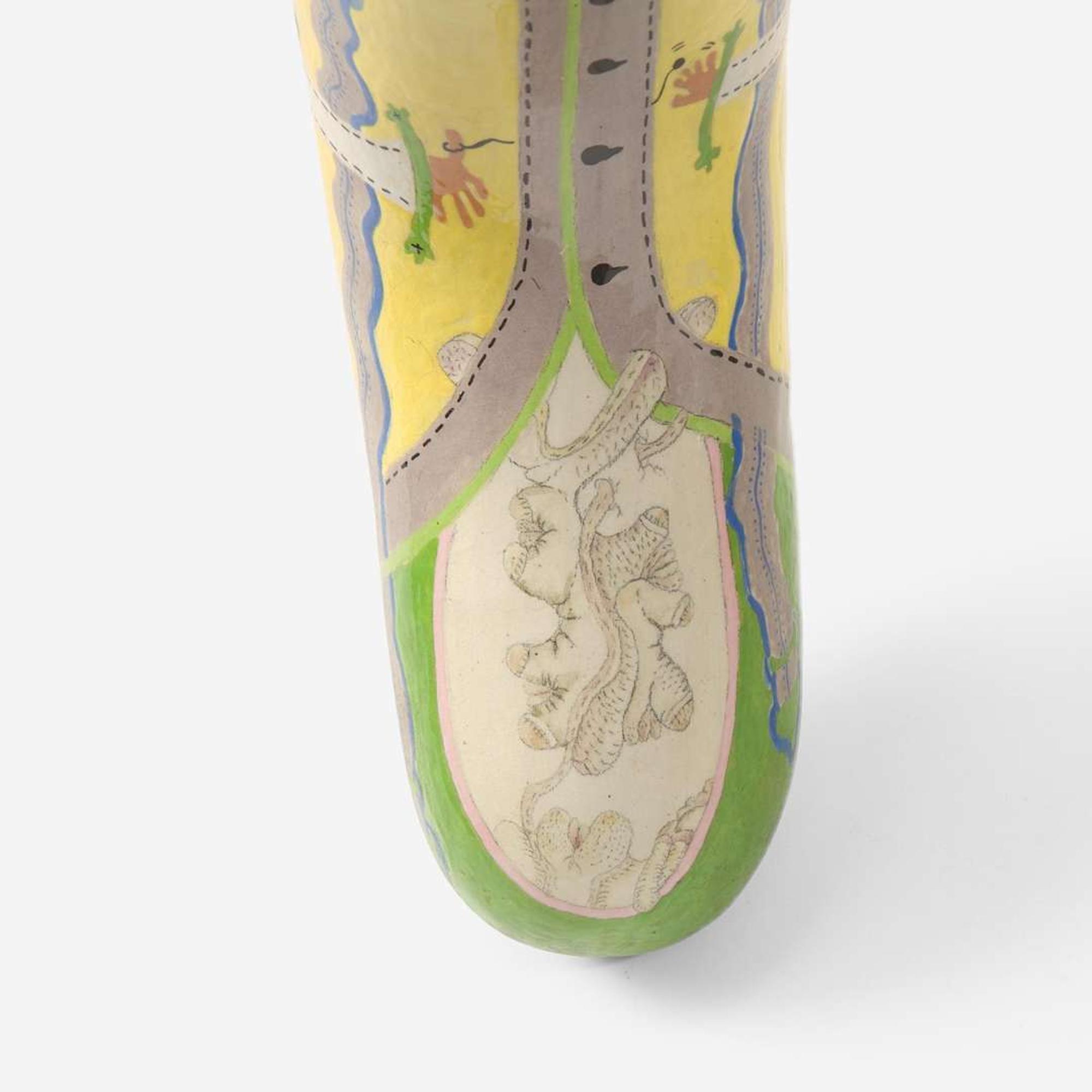 Hyacinth Kozlowski (American, 20th Century) Glazed Ceramic Sculpture, USA, circa 1974