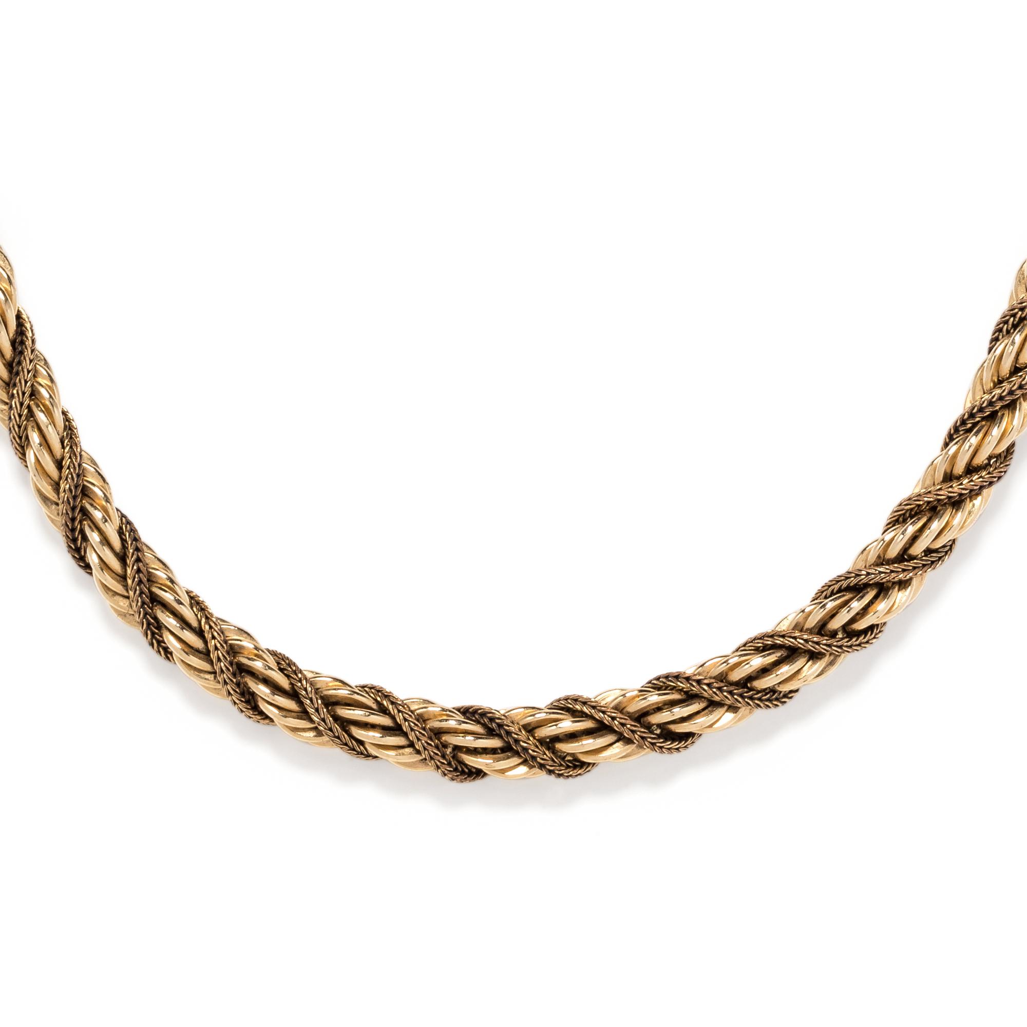 YELLOW GOLD NECKLACE