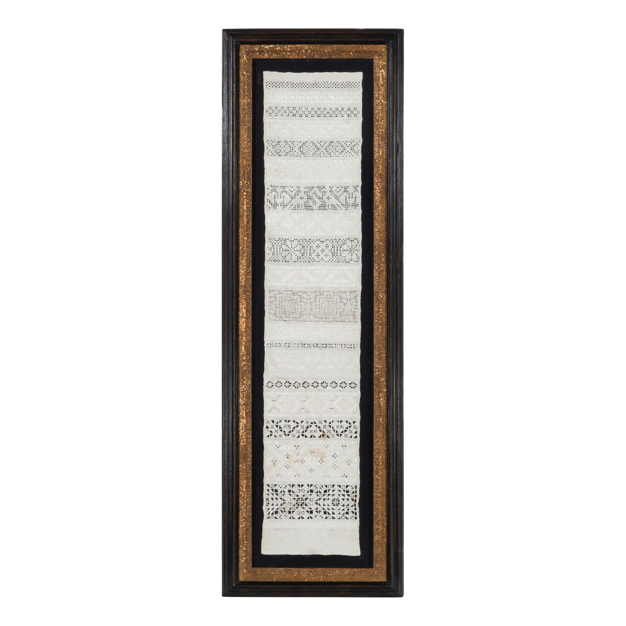 An English Whitework Lace Sampler
