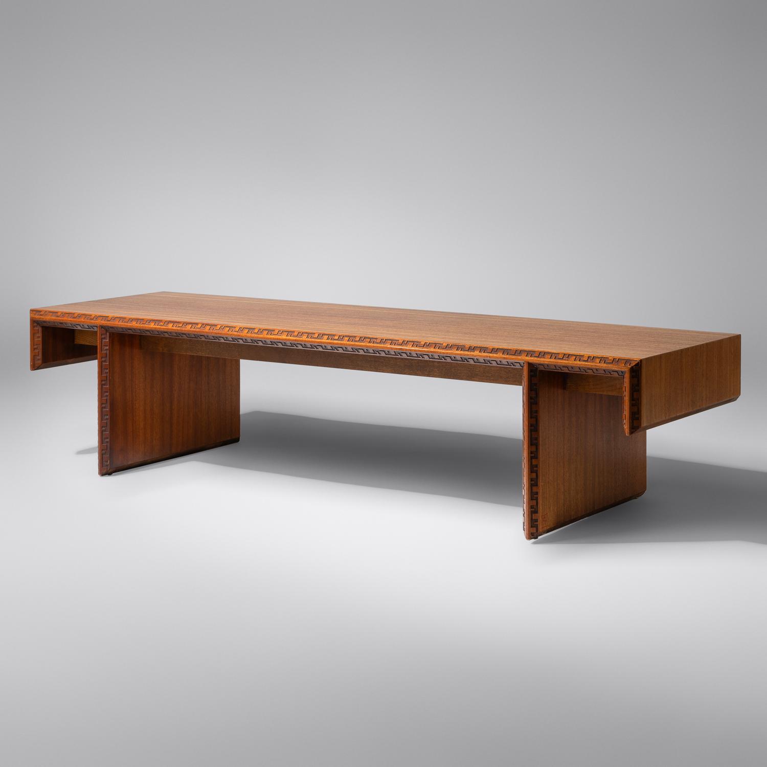 Taliesin coffee table, c. 1955 Heritage Henredon, USA