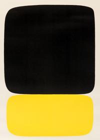 Black over Yellow , 1964-1965