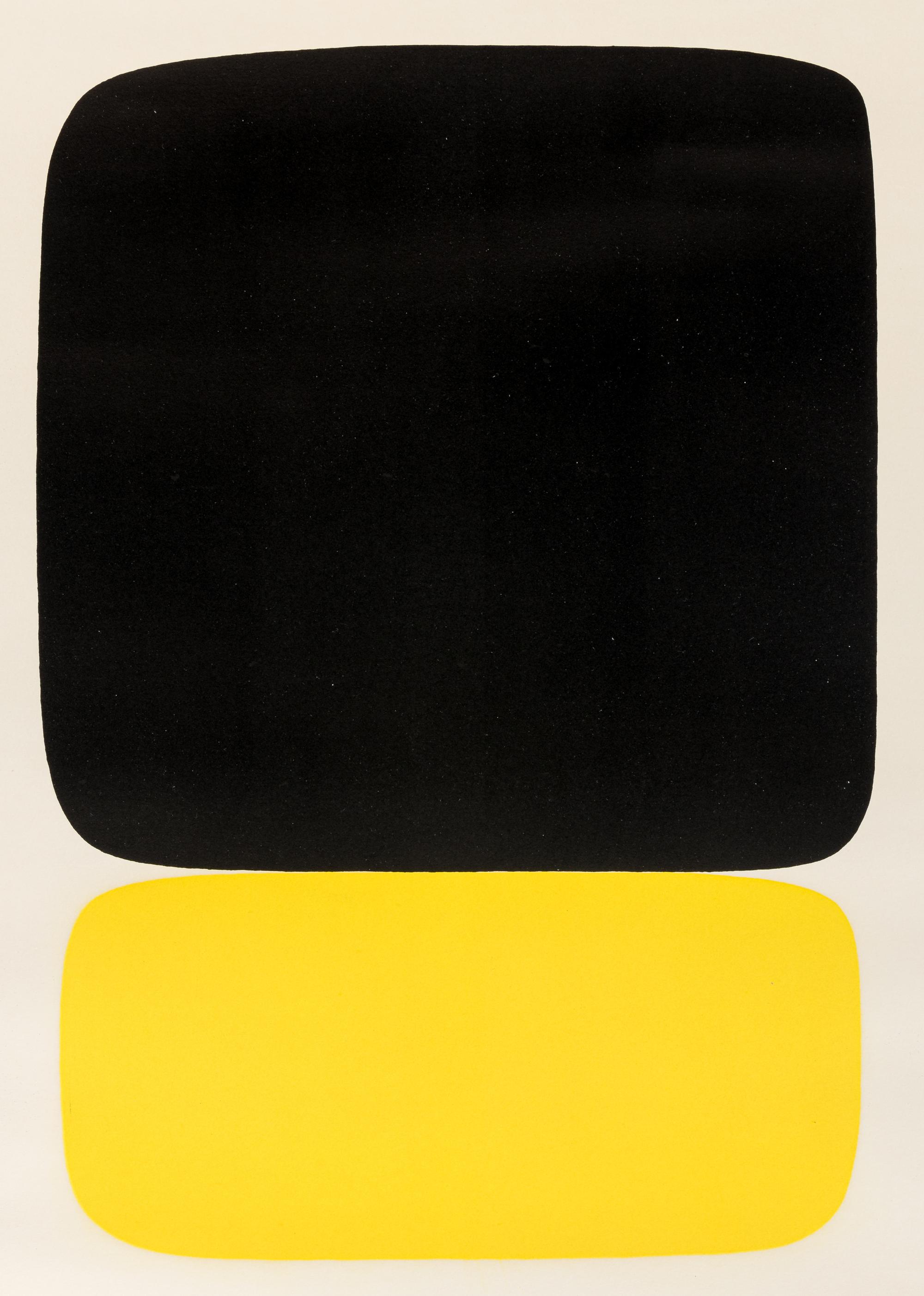 Black over Yellow , 1964-1965