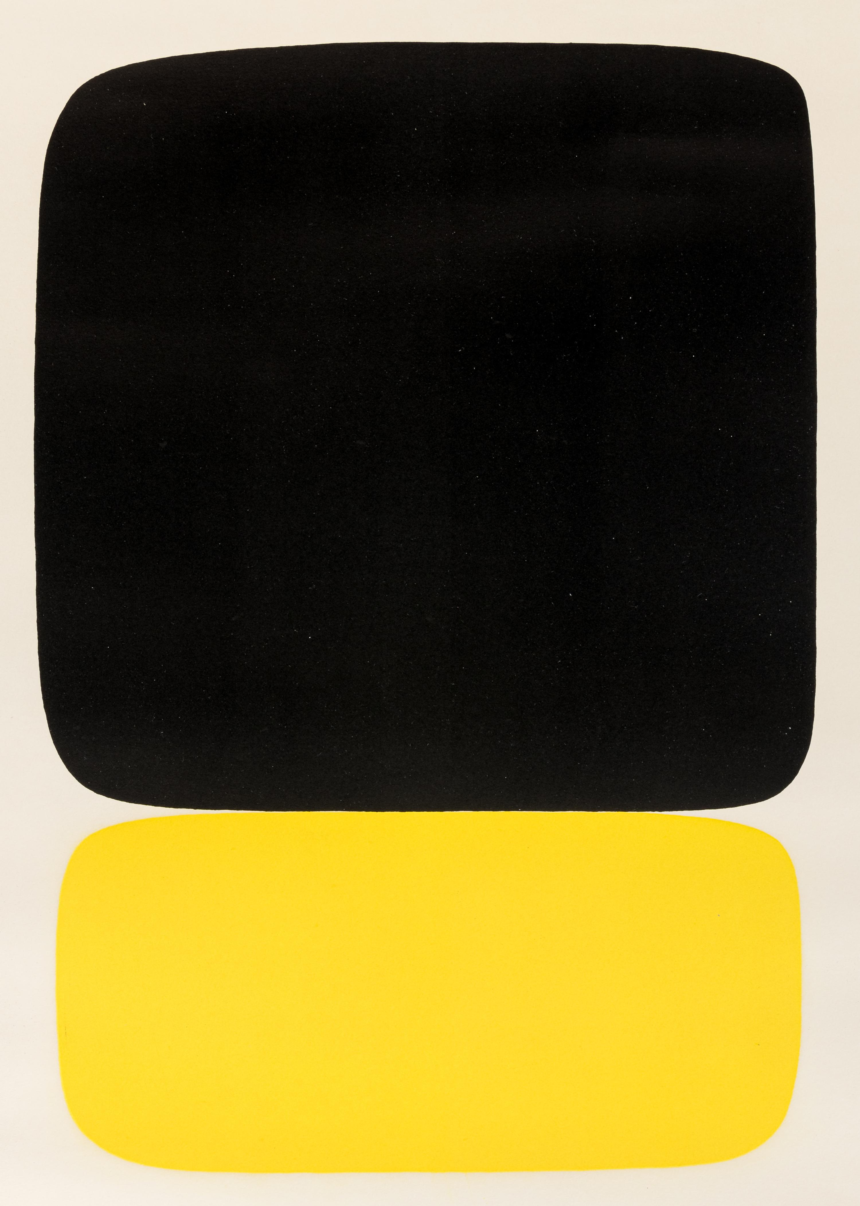 Black over Yellow , 1964-1965
