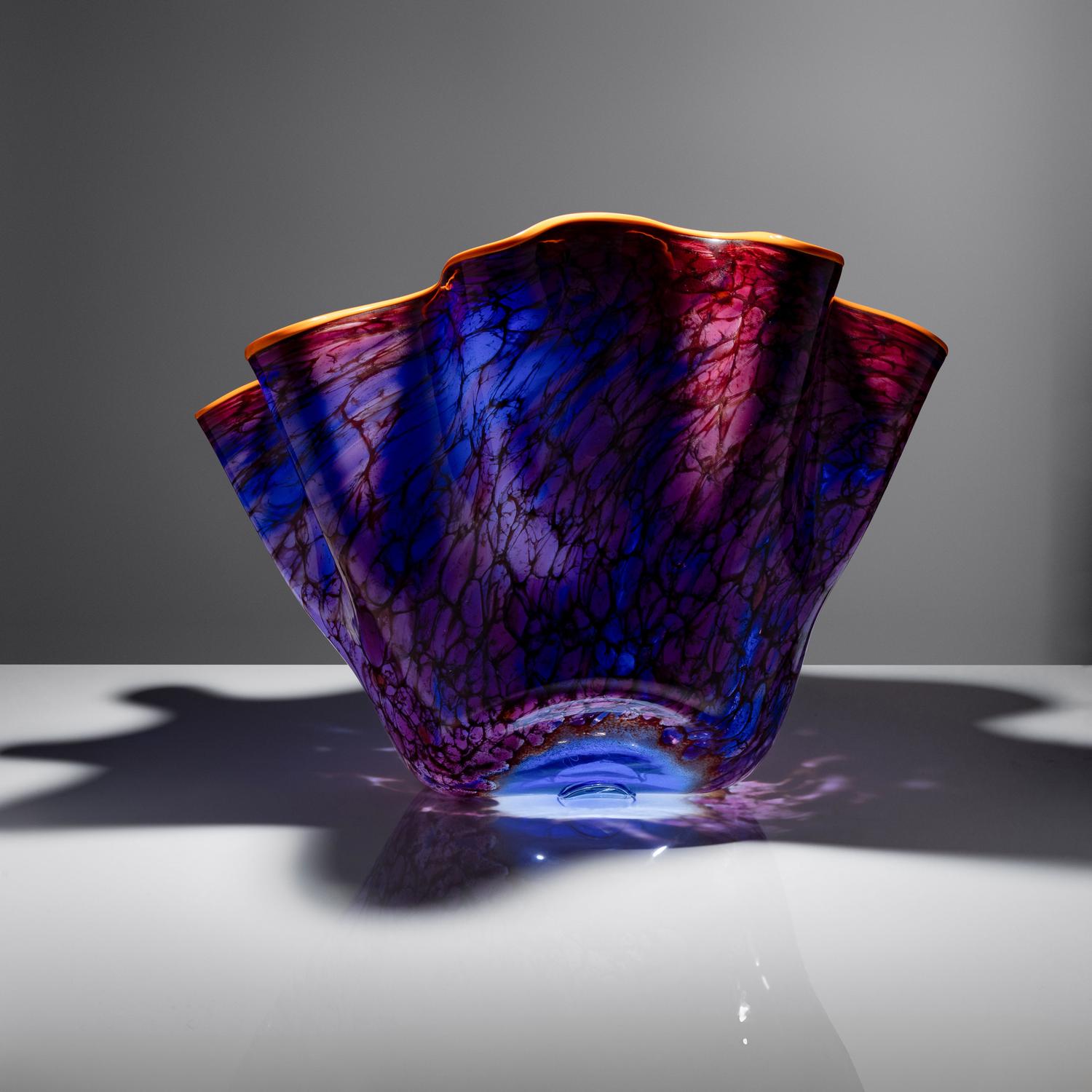 Cobalt Blue Macchia with Orange Lip Wrap, 1996