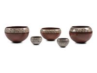 Maricopa Redware Pottery Bowls