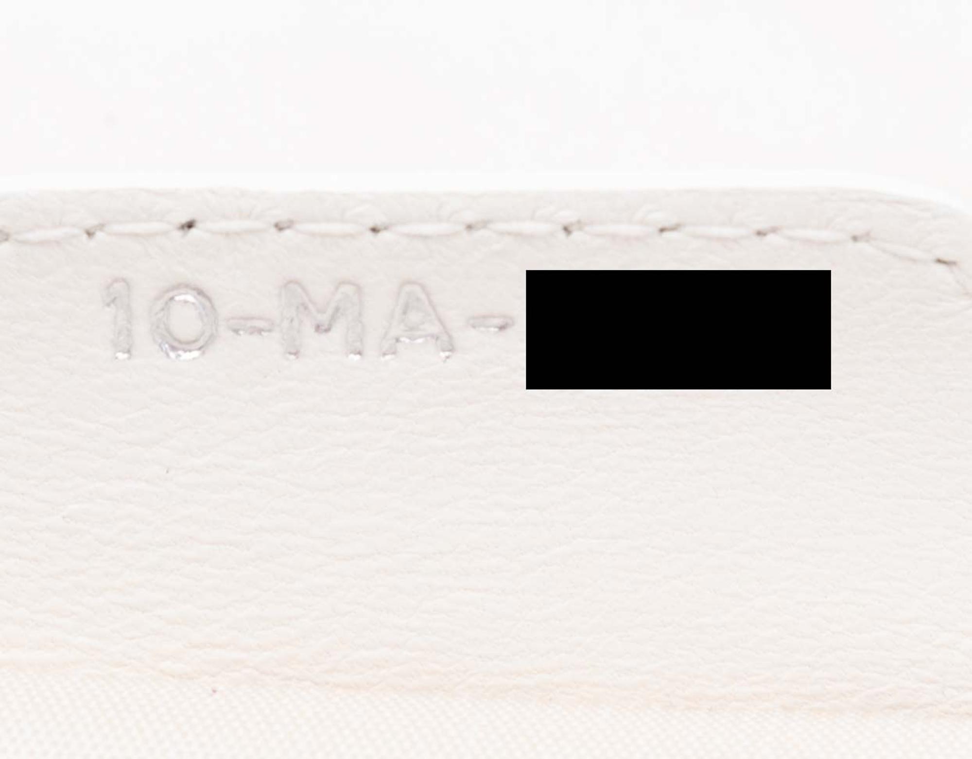 Christian Dior White Ruffle Flap Bag, 2009