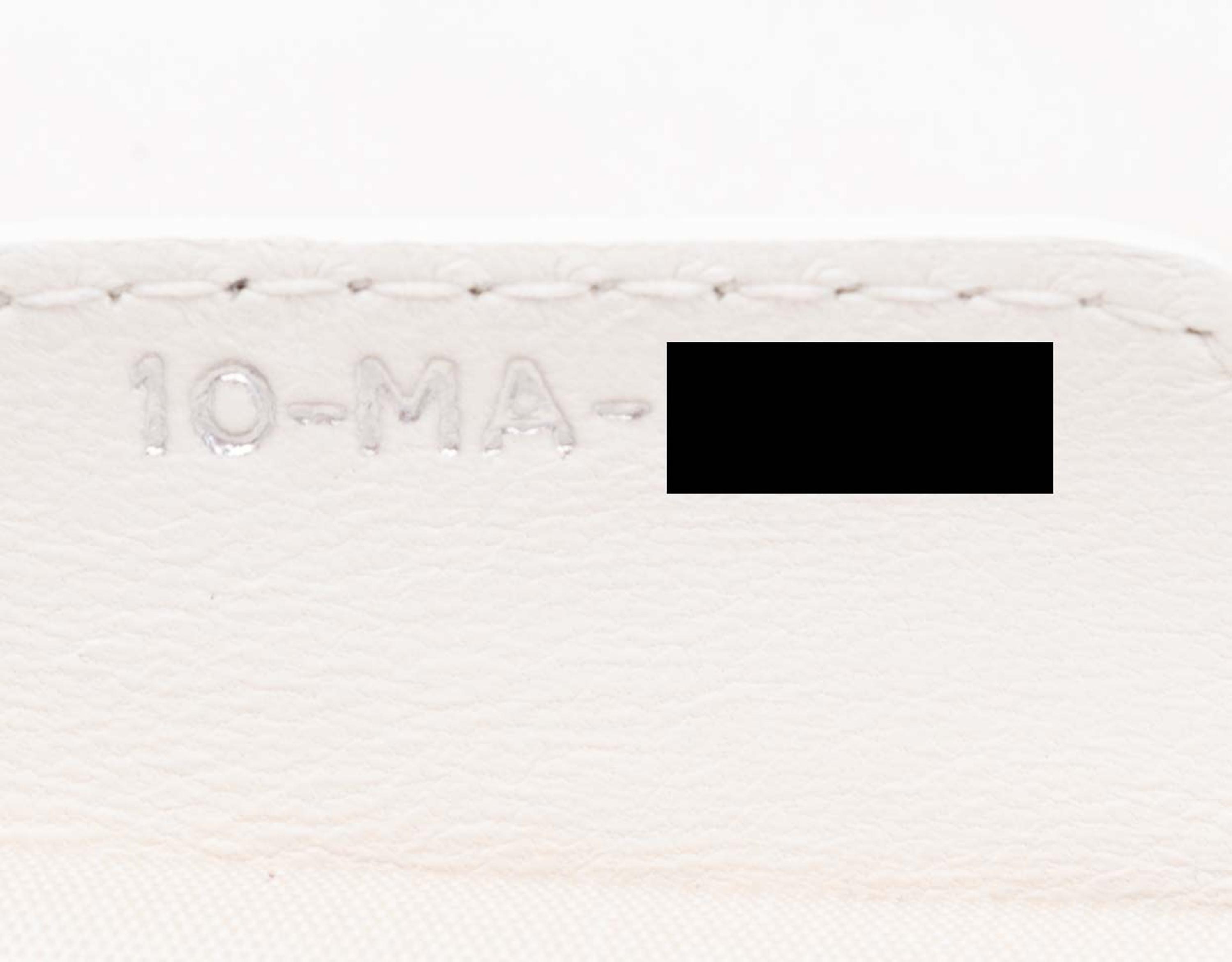 Christian Dior White Ruffle Flap Bag, 2009