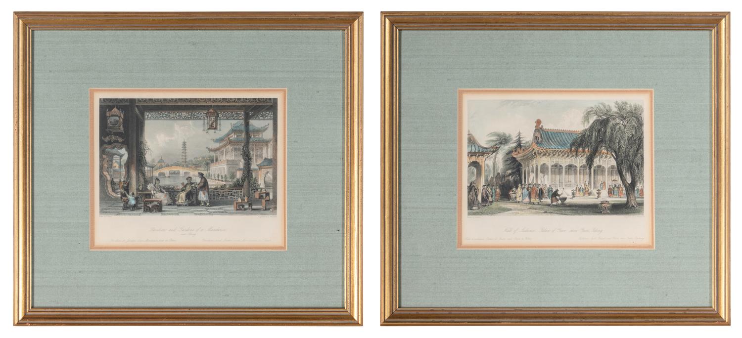 Two Etchings by Thomas Allom (1804-1872)