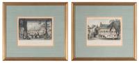 Two Etchings by Thomas Allom (1804-1872)