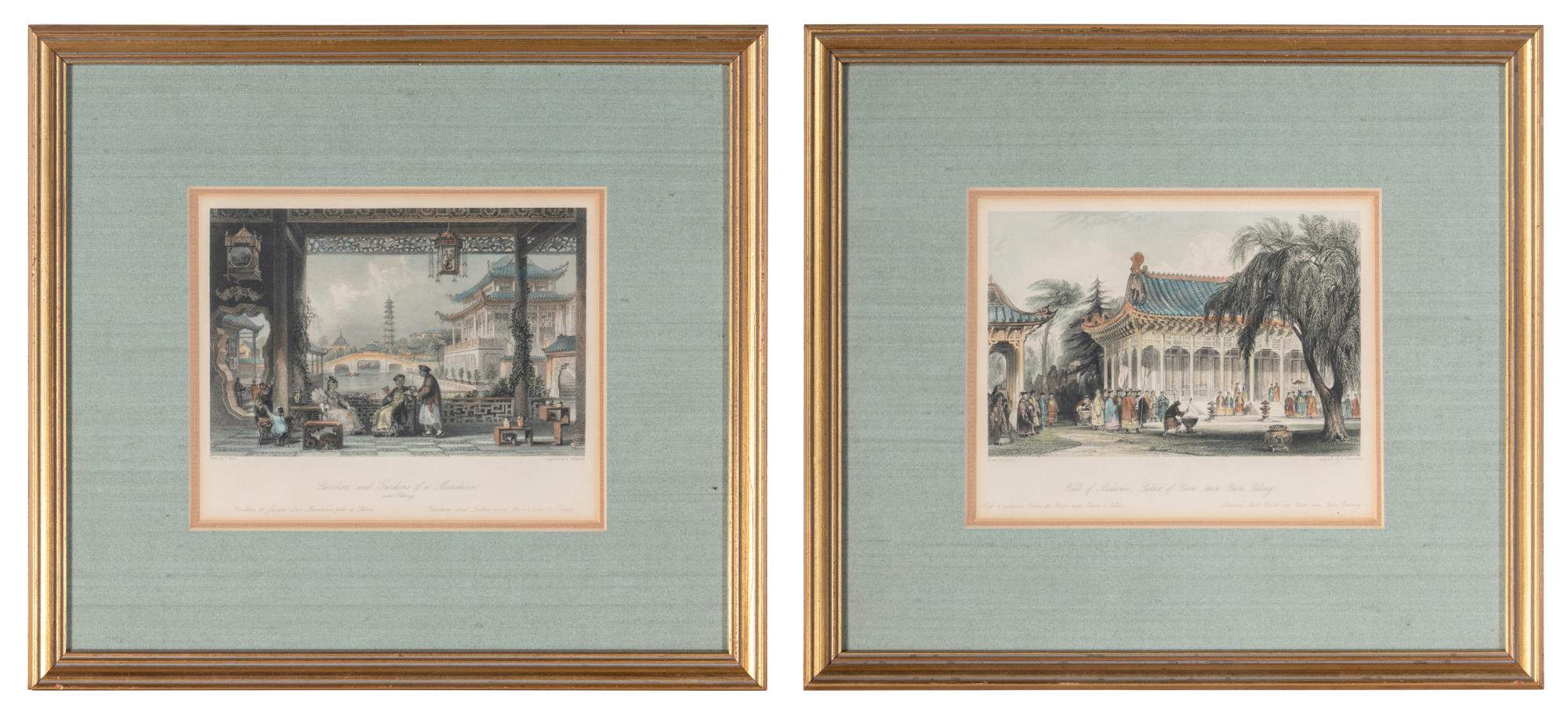 Two Etchings by Thomas Allom (1804-1872)