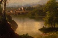 River Landscape with Bridge