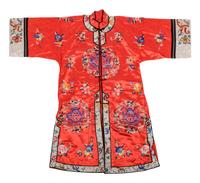 Three Chinese Embroidered Silk Ladies' Jackets