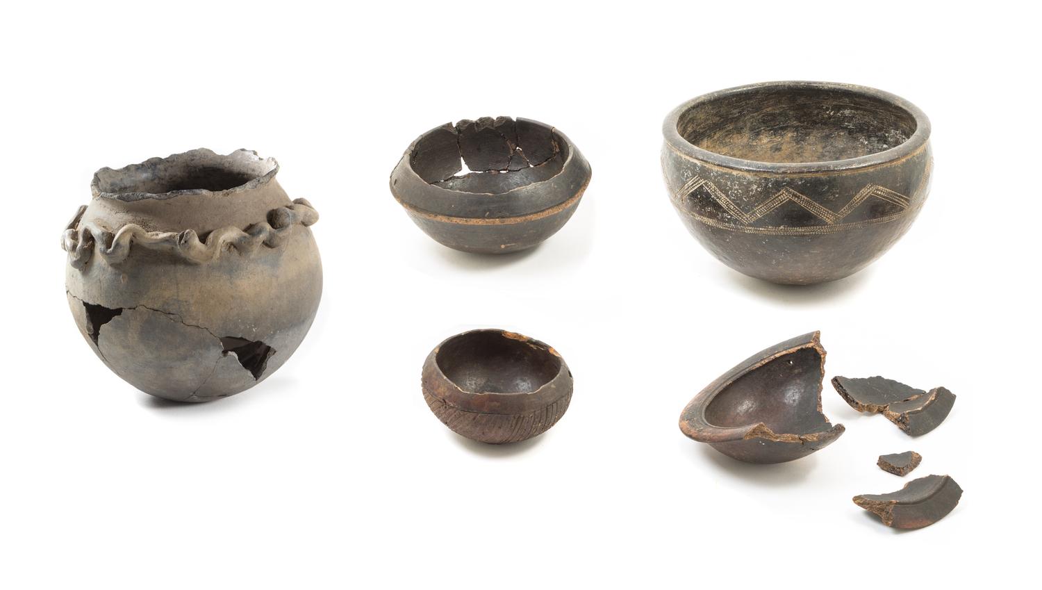 A Group of Four Ceramic Vessels