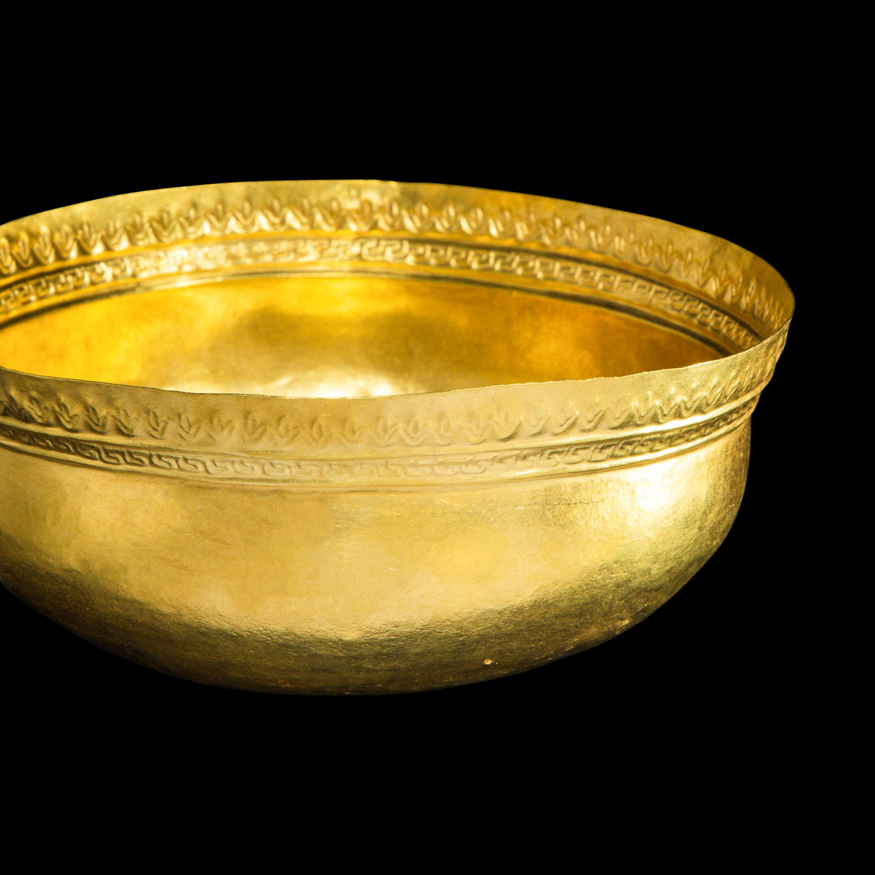A Celtic Gold Bowl