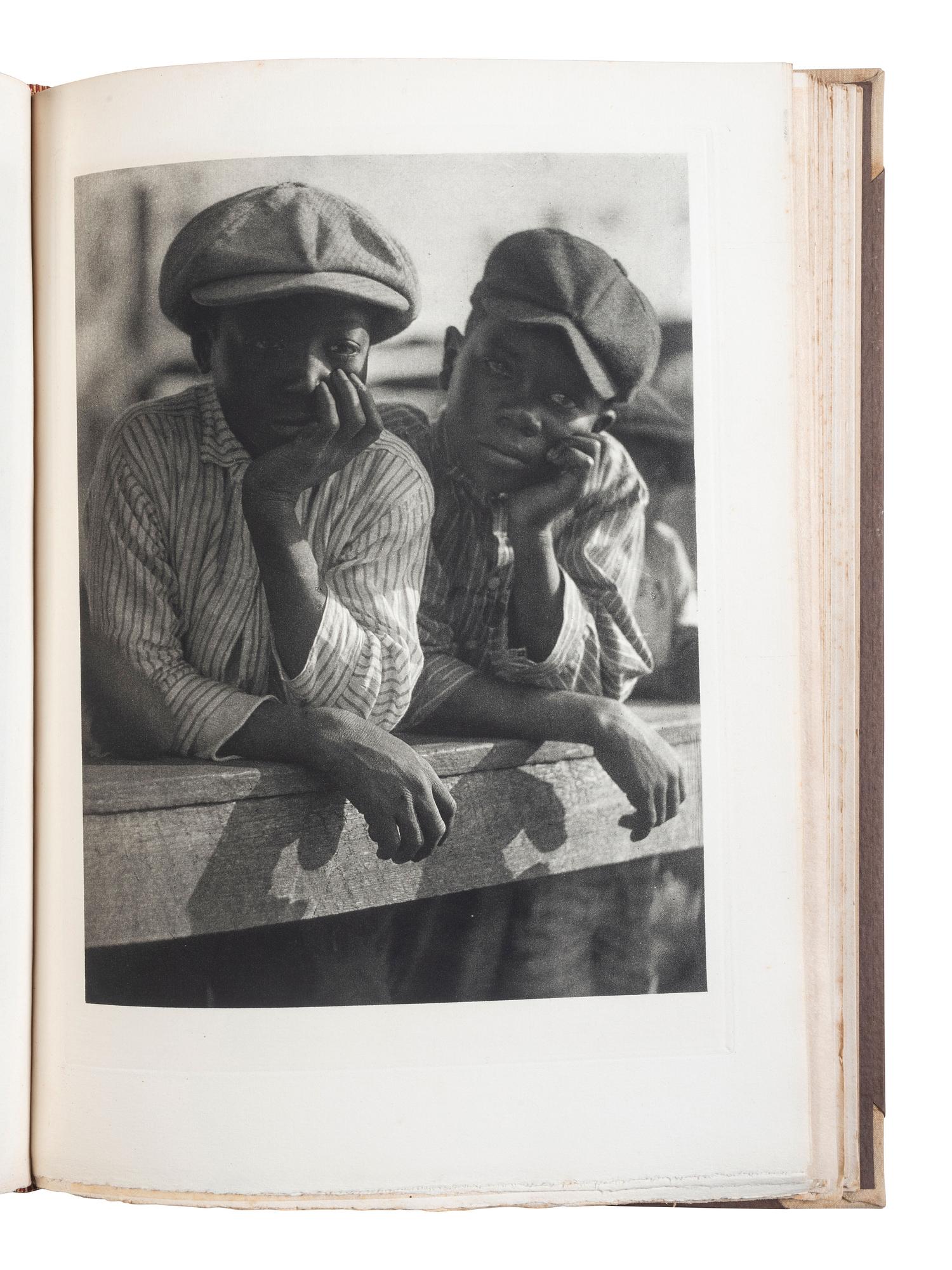 [ENSLAVEMENT]. ULMANN, Doris, and PETERKIN, Julia. Roll, Jordan, Roll. Text by Julia Peterkin. The Photographic Studies by Doris Ulmann. New York: Robert O. Ballou, 1933.