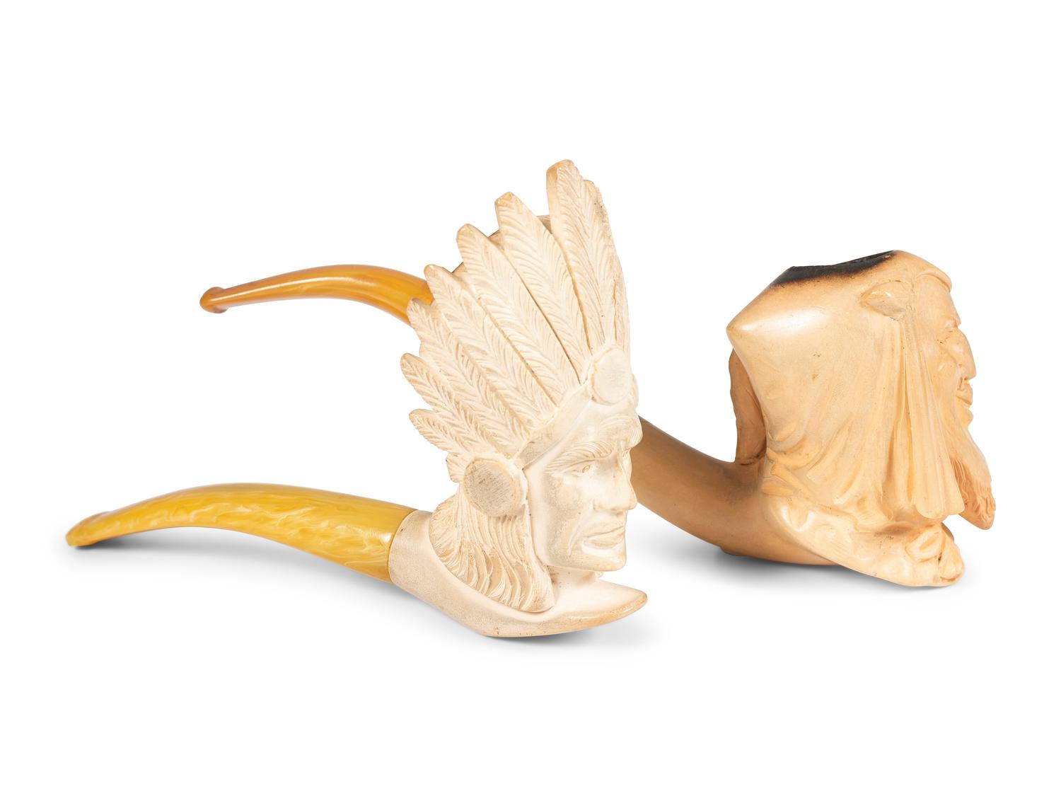 A Collection of Carved Pipes
