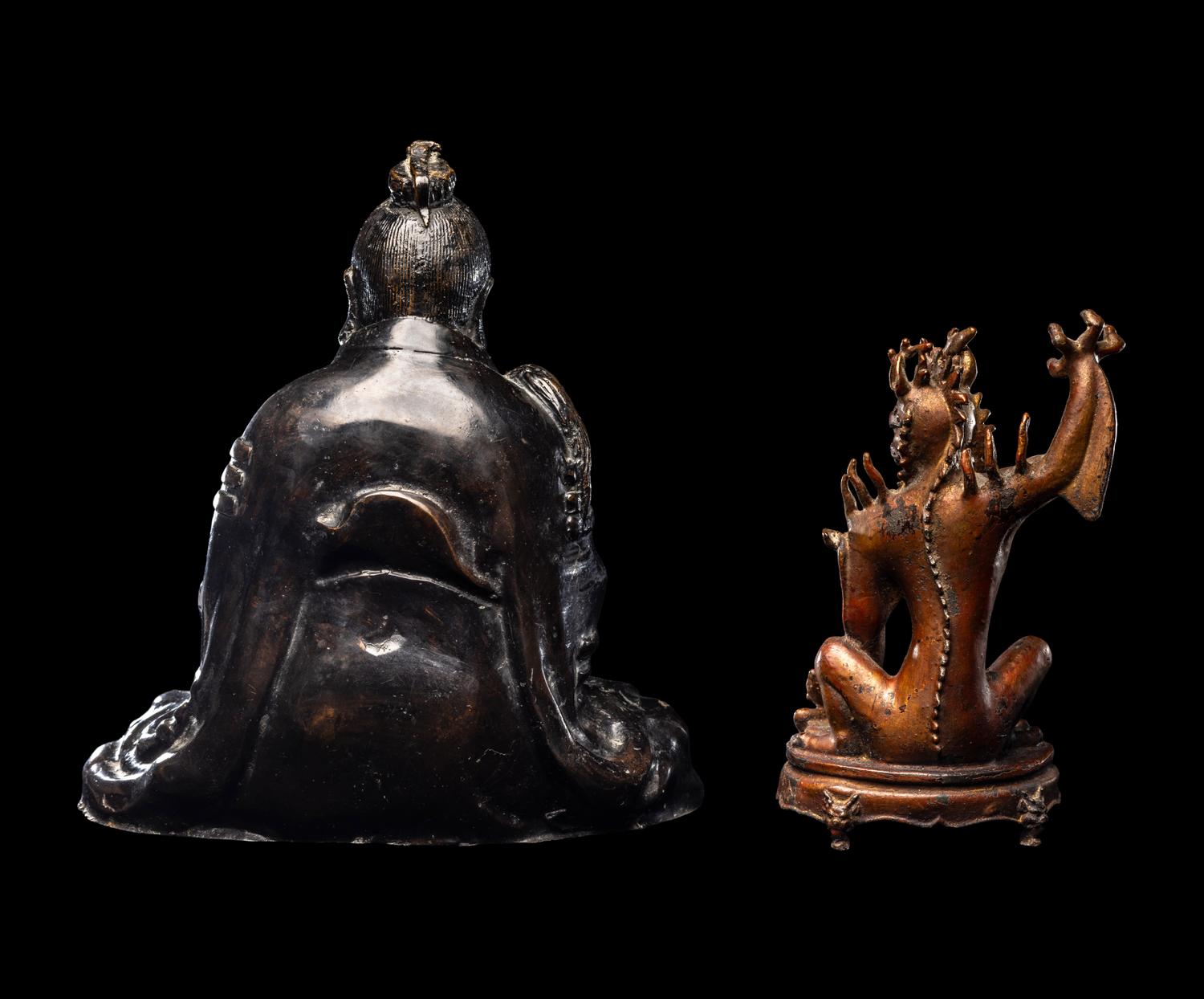 Two Asian Bronze Figures