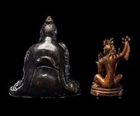 Two Asian Bronze Figures