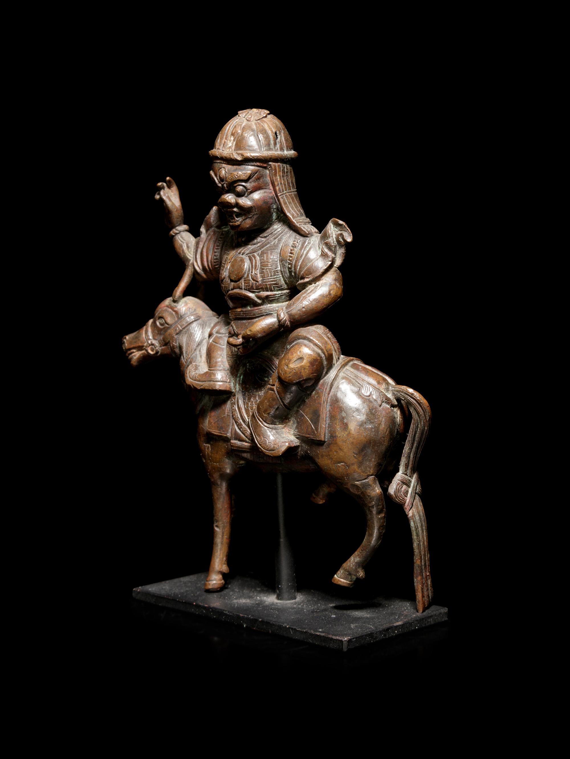 A Bronze Figure of Palden Lhamo
