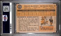 A 1960 Topps Willie McCovey Rookie Baseball Card No. 316 (PSA 7 NM)