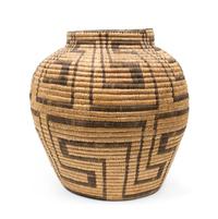 A Pima Olla Height 12 1/2 x diameter 11 inches.