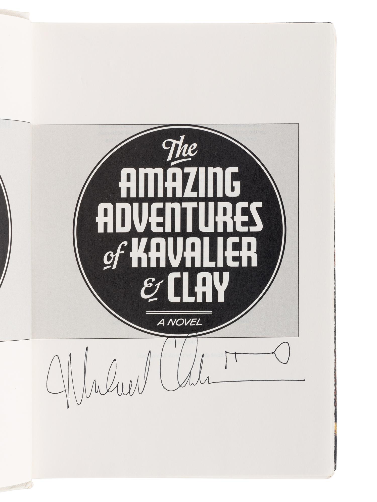 CHABON, Michael (b. 1963). A group of 4 novels by Chabon, comprising: