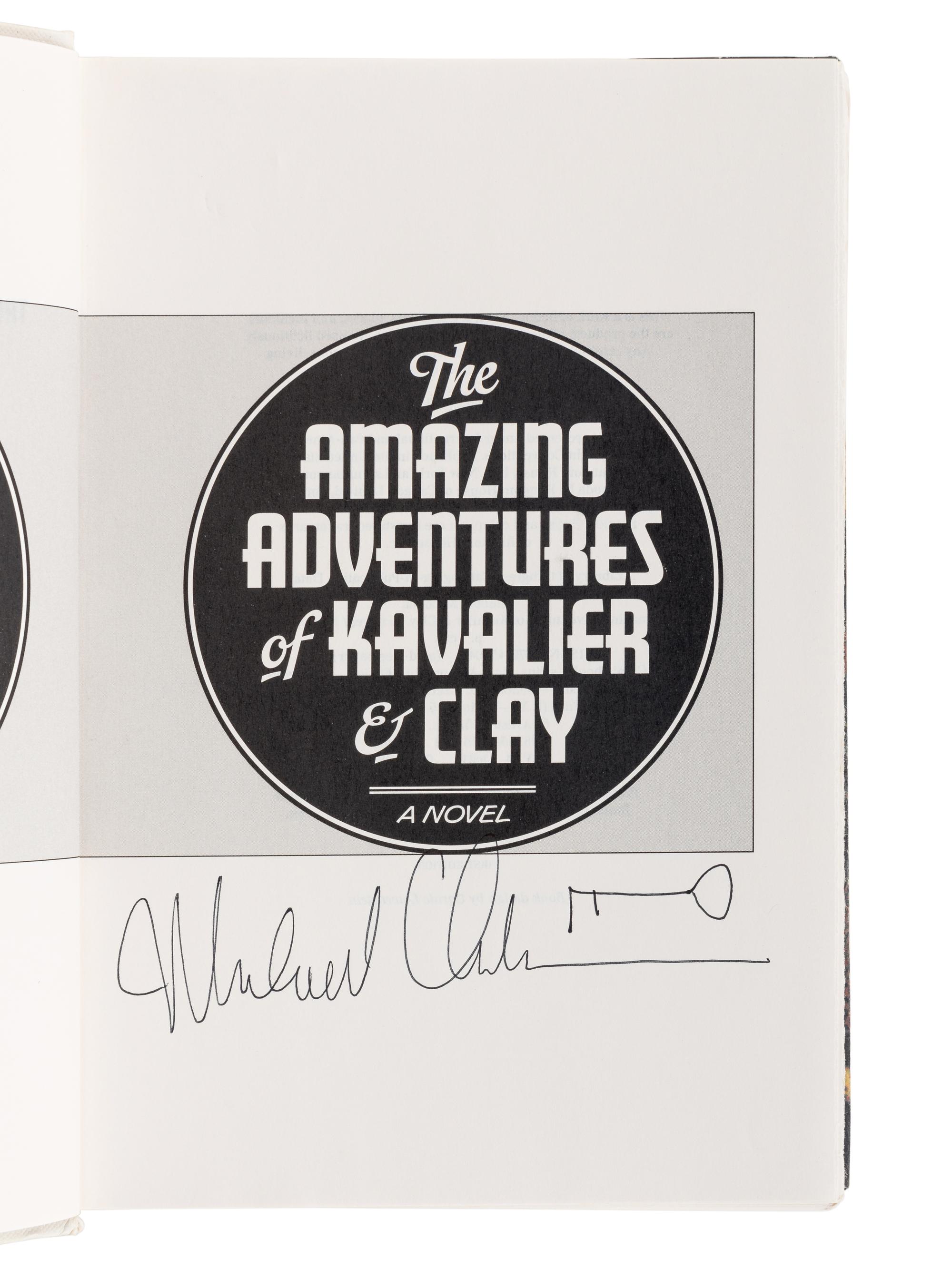 CHABON, Michael (b. 1963). A group of 4 novels by Chabon, comprising: