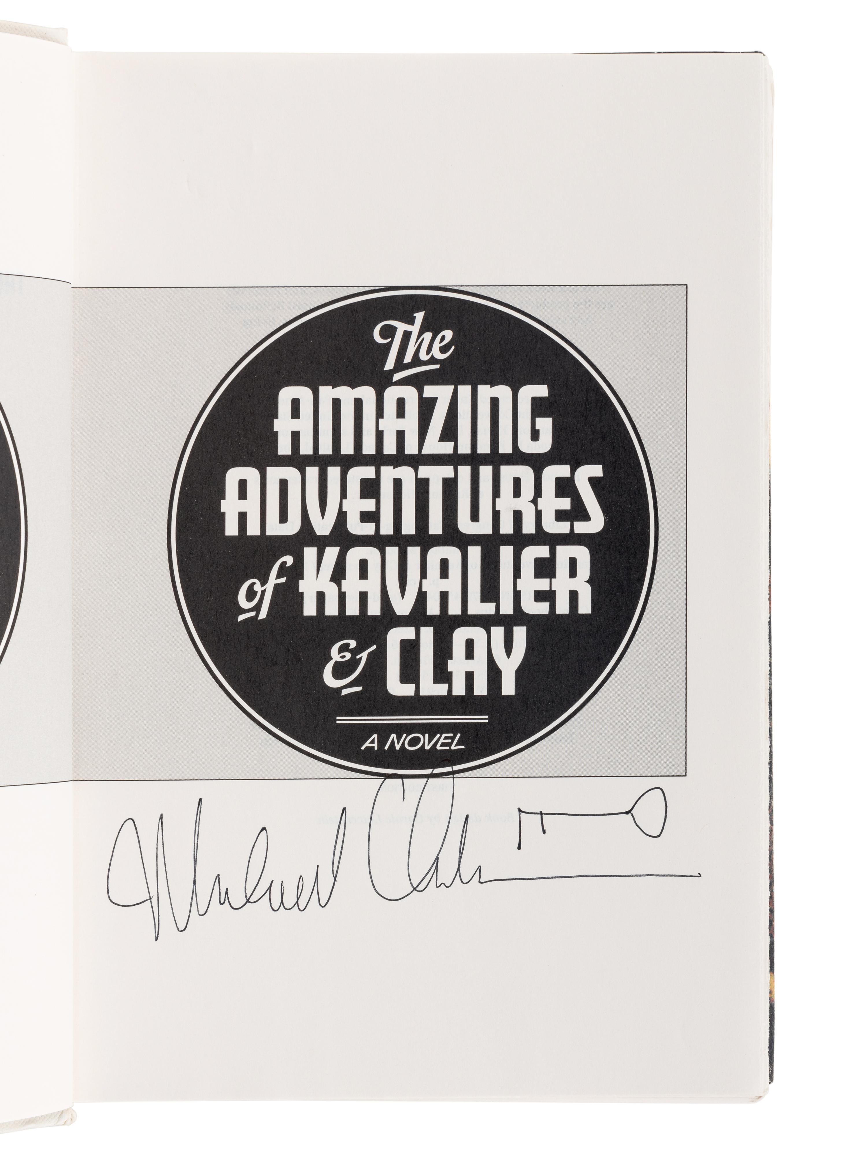CHABON, Michael (b. 1963). A group of 4 novels by Chabon, comprising: