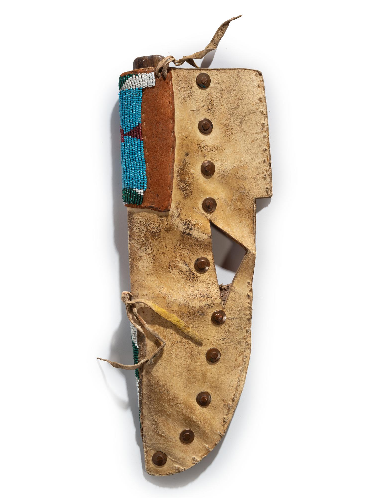 Blackfeet Beaded Knife Sheath, with Knife